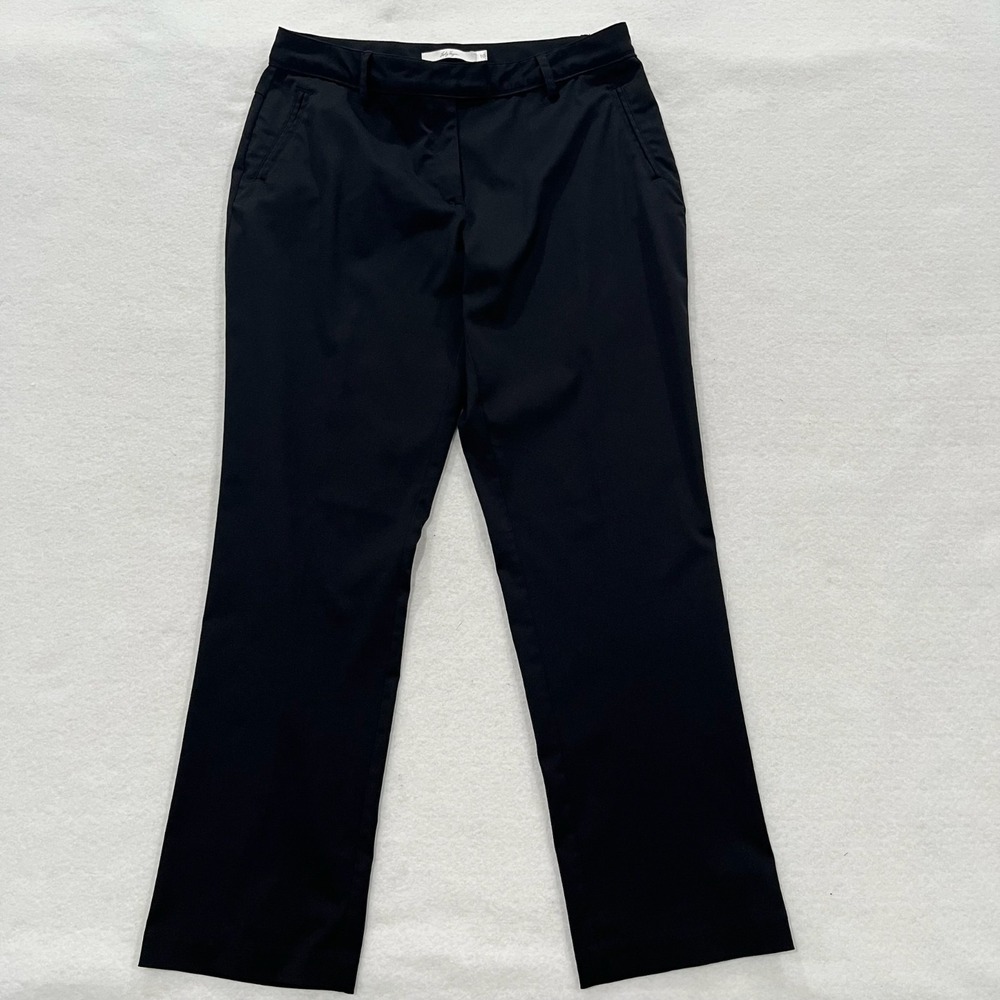 Lady Hagan Black Golf Pants Women's 10 Straight Leg Pockets Stretch Classy